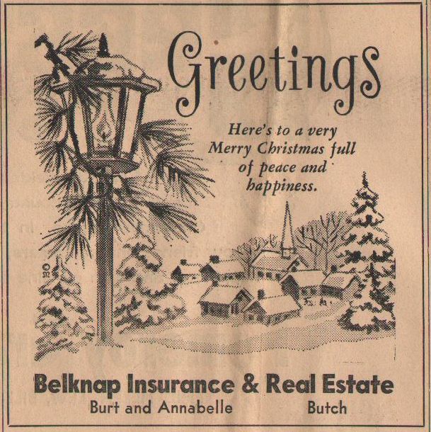 Belknap Insurance advertisement, 1970