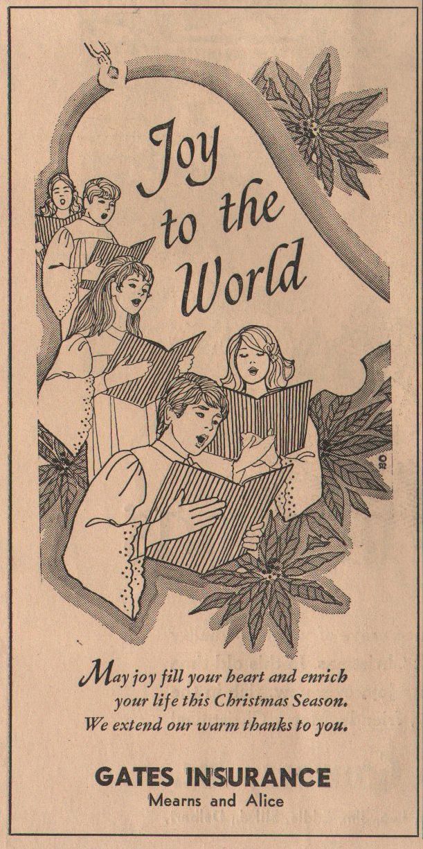 ,advertisement, December 1970, Pomeroy WA