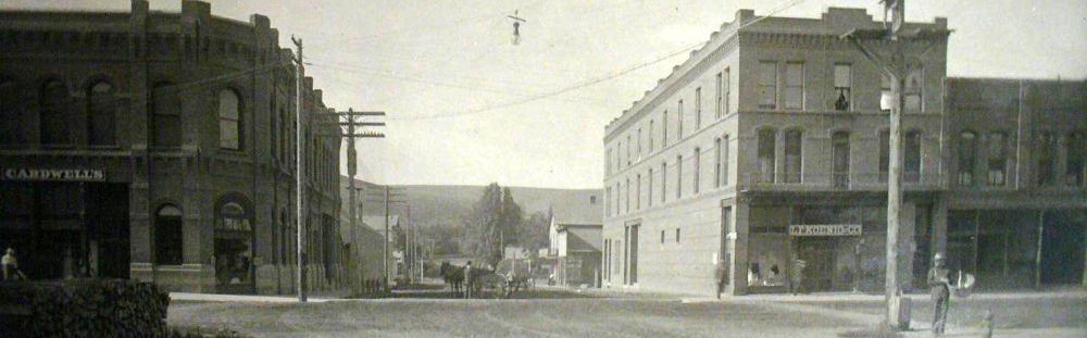 Downtown Pomeroy Washington, 1908