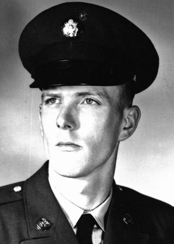 obit photo of L.J. 'Bud' Schilling in the army