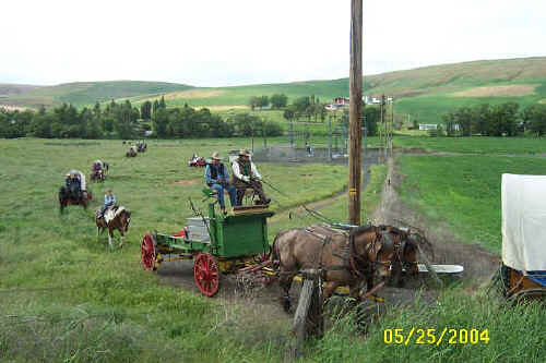 Lewis & Clark Bicentennial Trail Ride through Columbia/Garfield Counties, May 2003