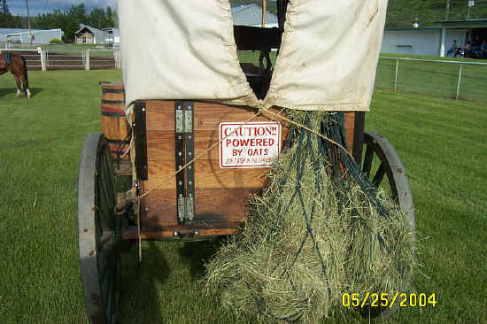 At the end of the trail on the Lewis & Clark Trail Ride, Pomeroy, Washington