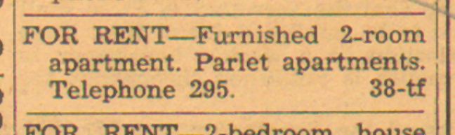 Down Memory Lane snippet on Ferd Herres, 1941