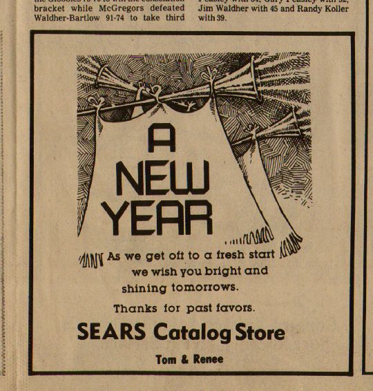 Historic Sears advertisement, Pomeroy WA