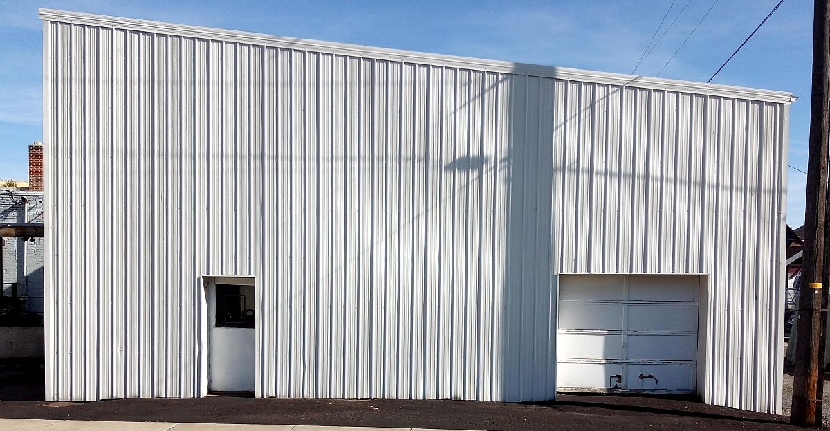 Current (2021) view of Pomeroy Steam Laundry building