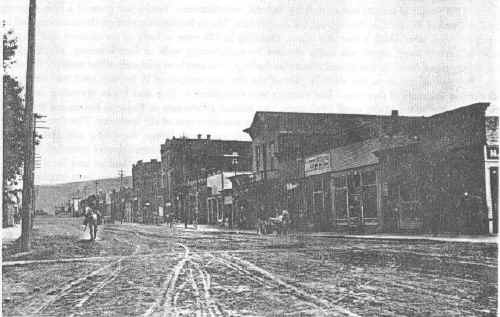 Main Street, Pomeroy WA late 1800's