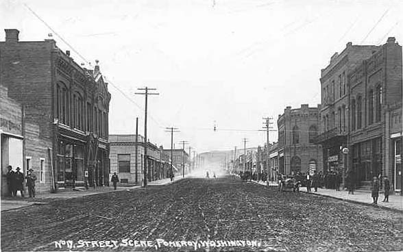 Main Street, Pomeroy WA, 1917
