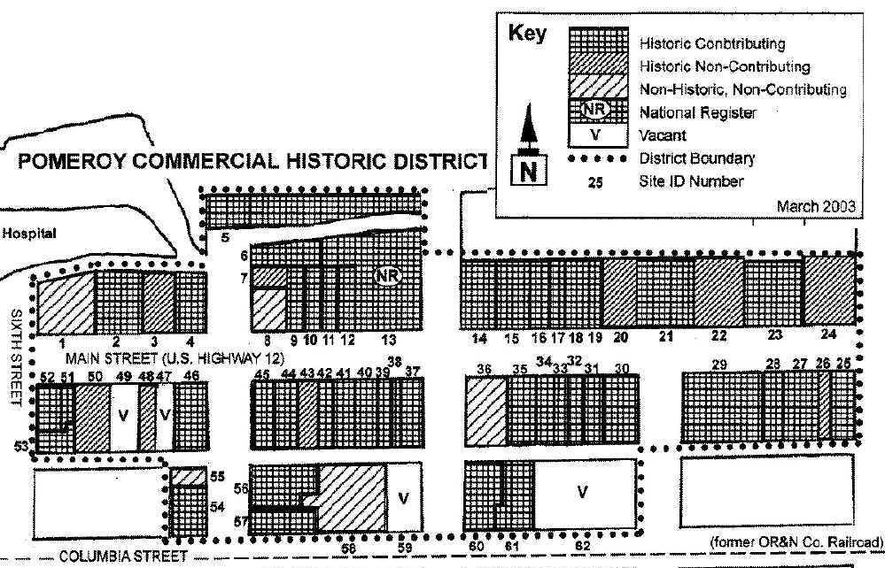 Pomeroy Wash., Historic District