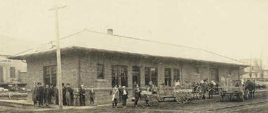 Downtown Pomeroy Washington, 1908